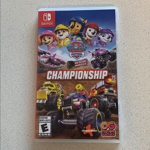 NWOT PAW Patrol Rescue Wheels Championship Nintendo Switch Game